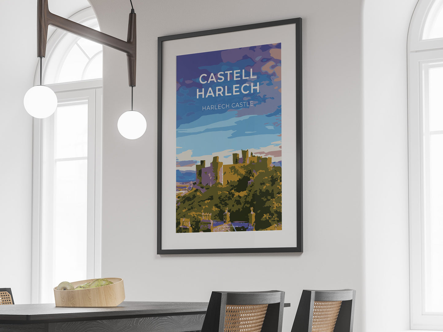 Castell Harlech (Harlech Castle) art print