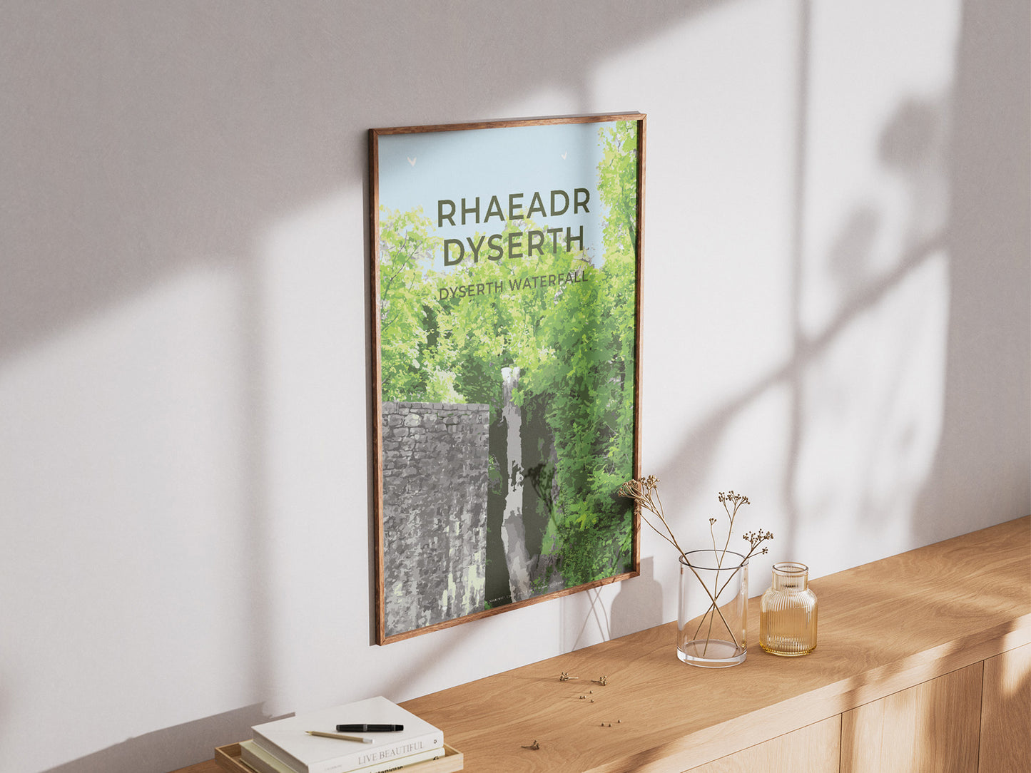 Rhaeadr Dyserth (Dyserth Waterfall) art print