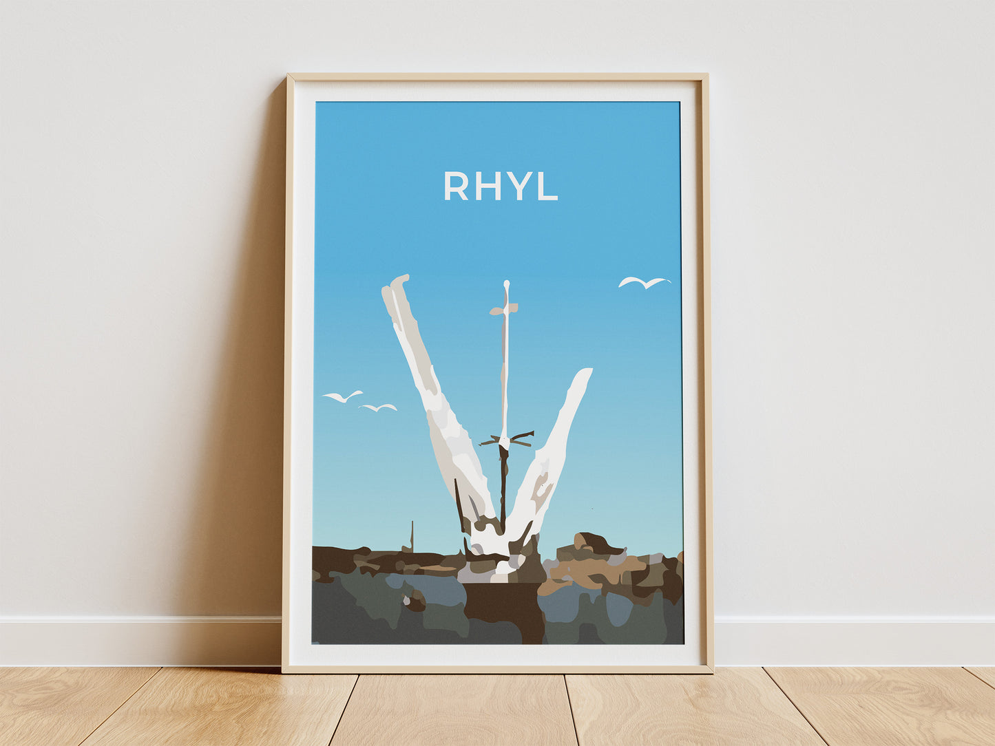 Rhyl Dragon's Bridge (Pont y Ddraig) art print