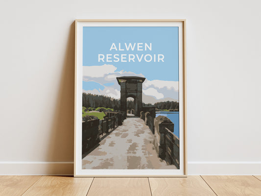 Alwen Reservoir art print