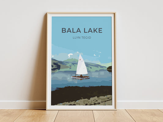 Bala Lake (Llyn Tegid) art print