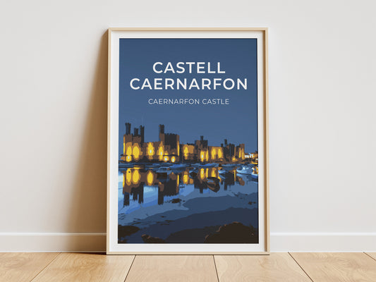 Castell Caernarfon (Caernarfon Castle) art print