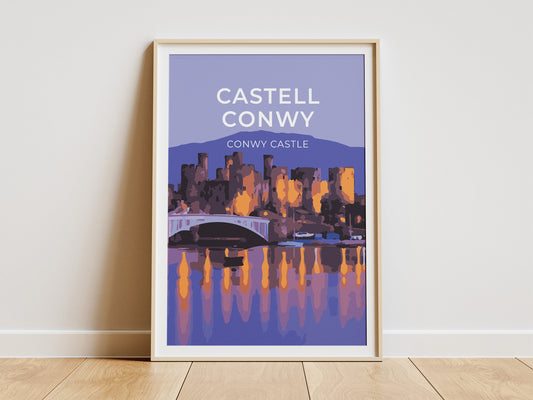 Castell Conwy (Conwy Castle) art print