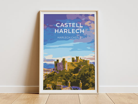 Castell Harlech (Harlech Castle) art print