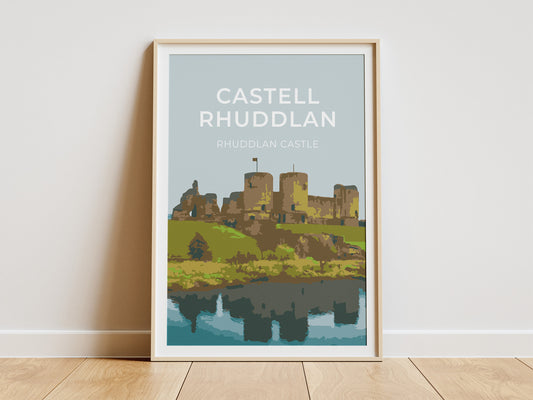 Castell Rhuddlan (Rhuddlan Castle) art print