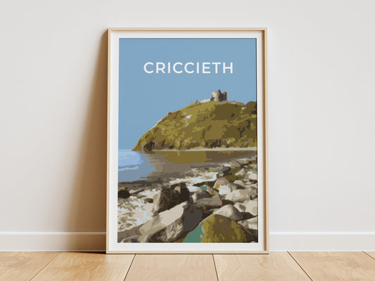 Criccieth art print