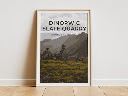 Dinorwic Slate Quarry art print