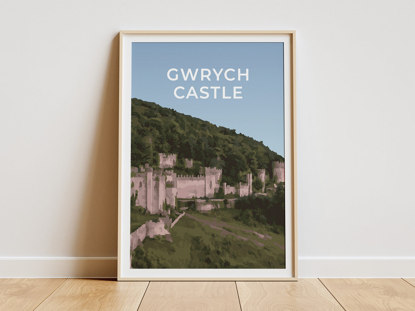 Gwrych Castle art print