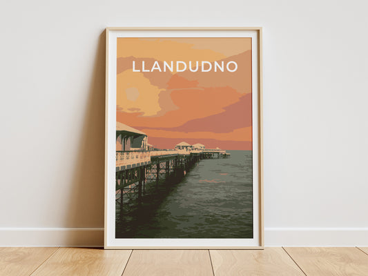Llandudno art print