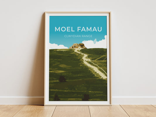 Moel Famau art print