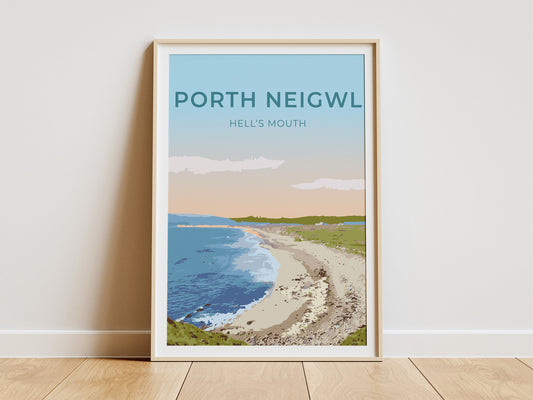 Porth Neigwl (Hell's Mouth) art print