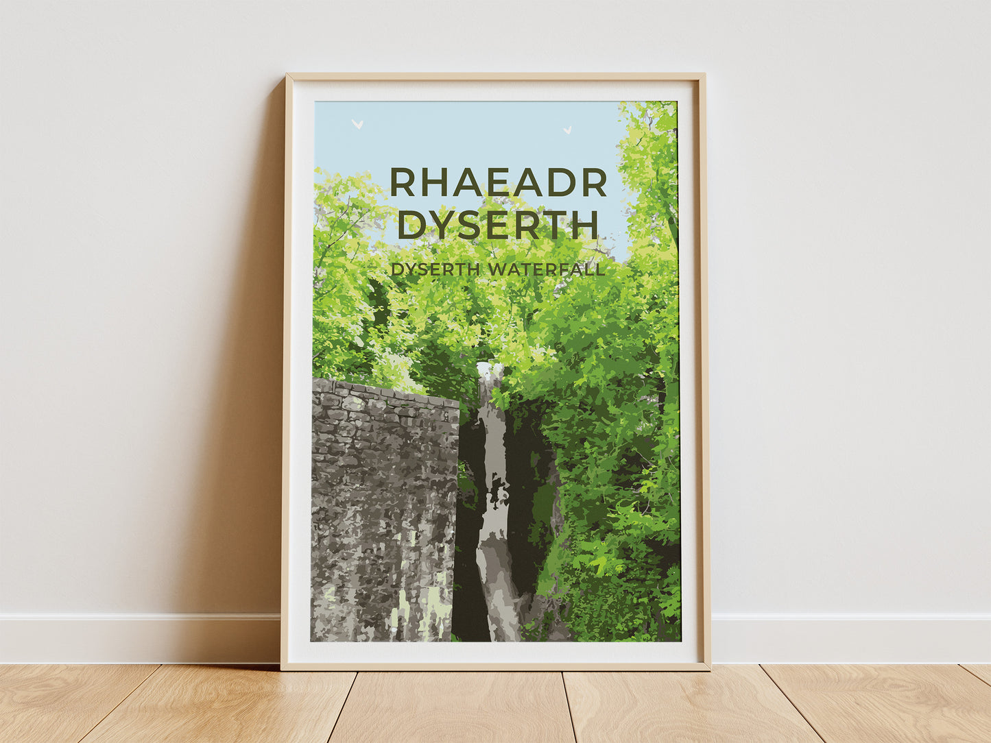 Rhaeadr Dyserth (Dyserth Waterfall) art print