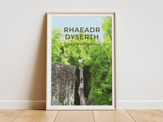 Rhaeadr Dyserth (Dyserth Waterfall) art print