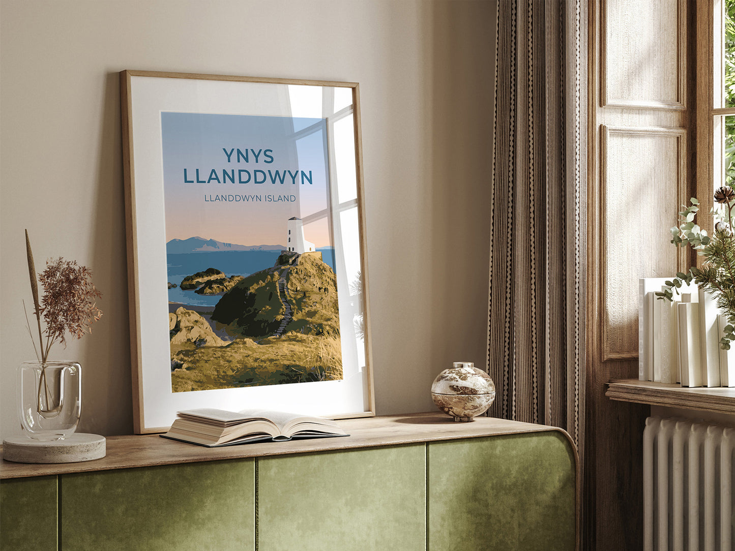 Ynys Llanddwyn (Llanddwyn Island) art print